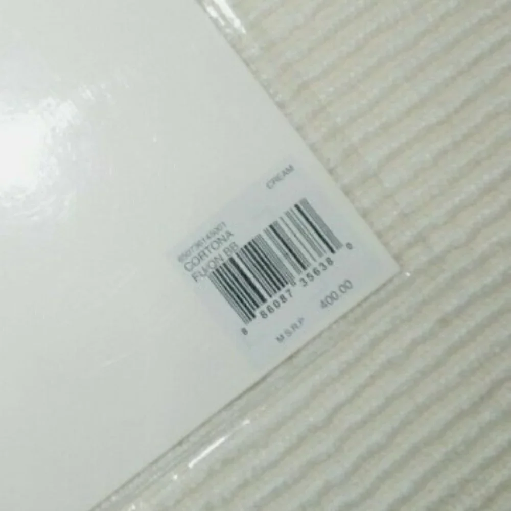 Ralph Lauren Home Cortona Full‎ / Queen Cream Bed Blanket Cotton Linen Blend